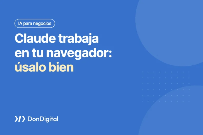 Portada: Claude trabaja en tu navegador