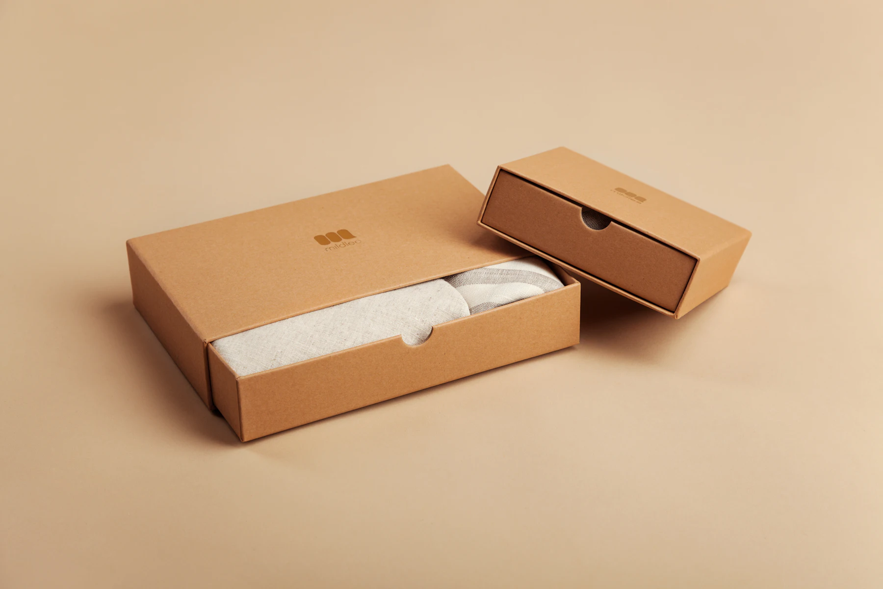 Cajas de envío preparadas para los pedidos de una tienda online