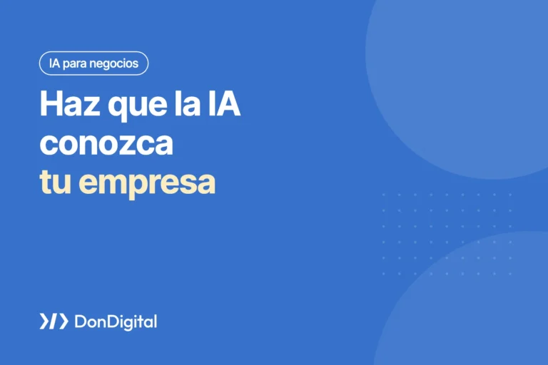 Portada: haz que la IA conozca tu empresa